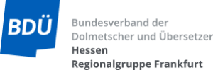 Logo BDÜ Hessen, Regionalgruppe Frankfurt